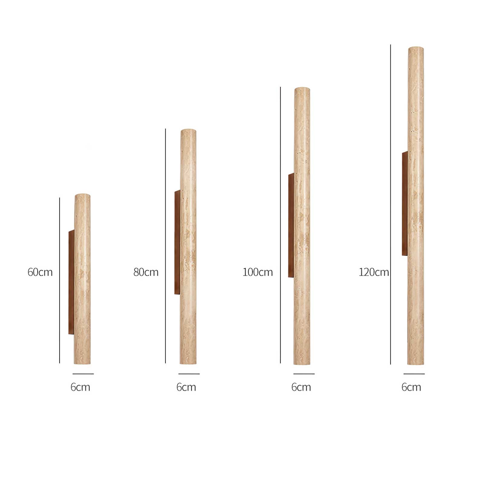 Noriira Minimalist Travertine Wall Light