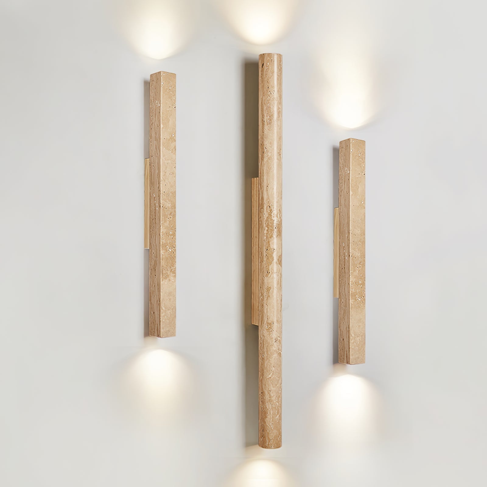 Noriira Minimalist Travertine Wall Light