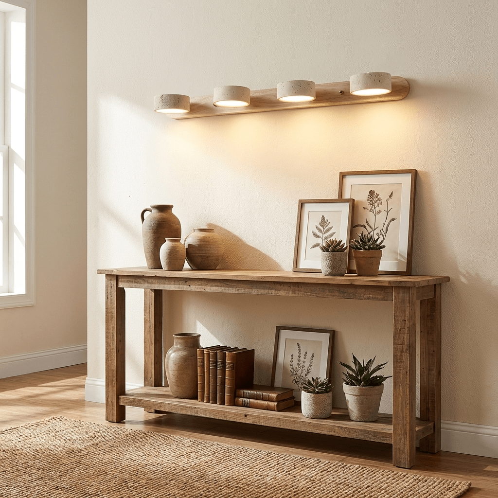 Neramere Travertine Duo Indoor Wall Light