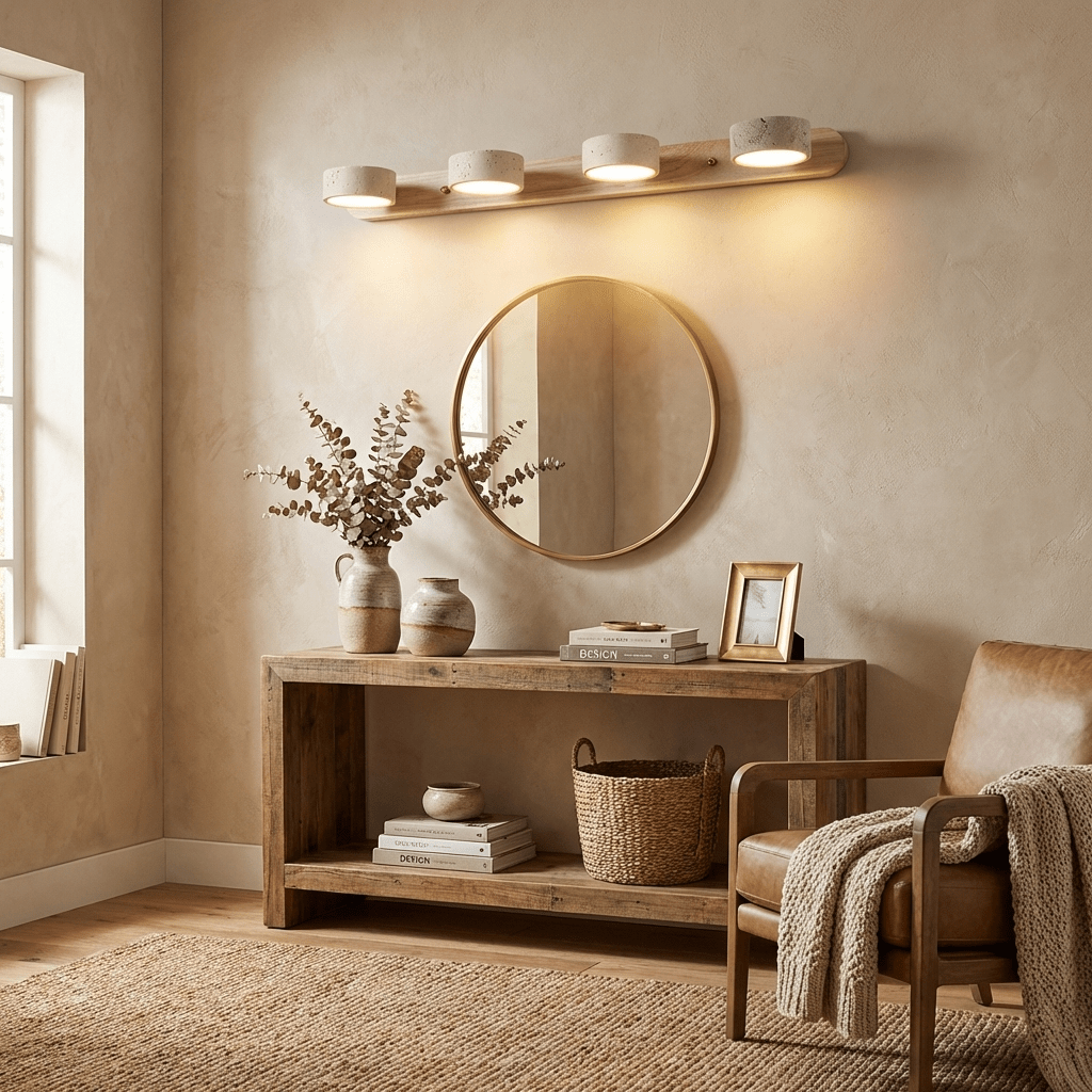 Neramere Travertine Duo Indoor Wall Light