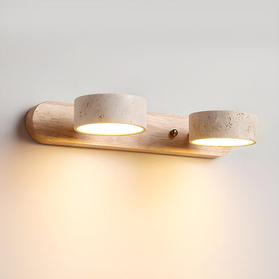 Neramere Travertine Duo Indoor Wall Light