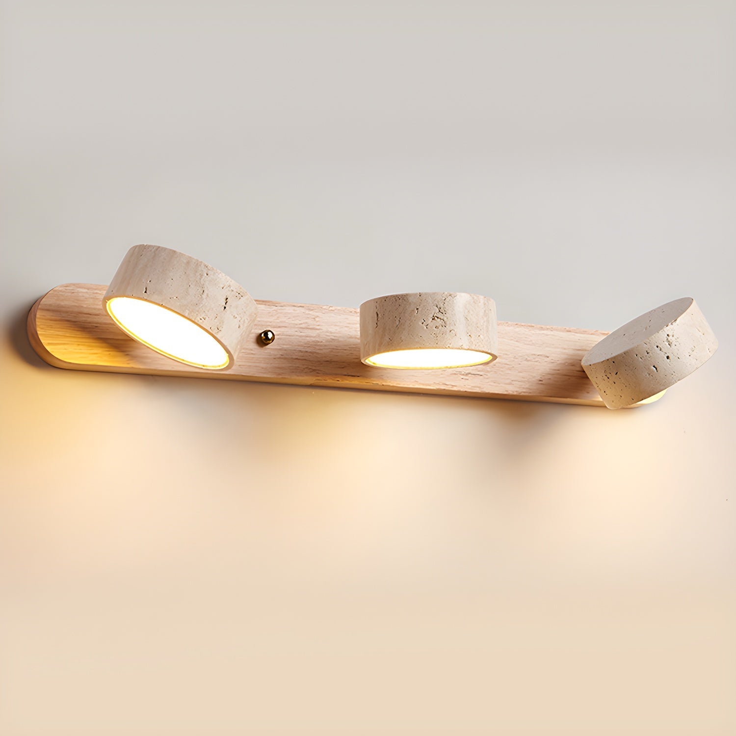 Neramere Travertine Duo Indoor Wall Light