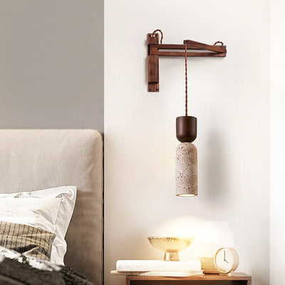 Lestemore Travertine Fusion Wall Sconce