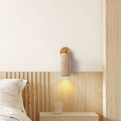 Seralella Travertine Wall Lamp