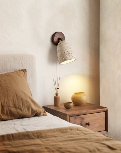 Valeholt Travertine Pivoting Sconce