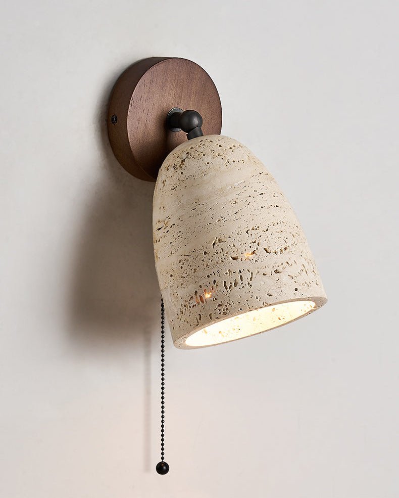Valeholt Travertine Pivoting Sconce