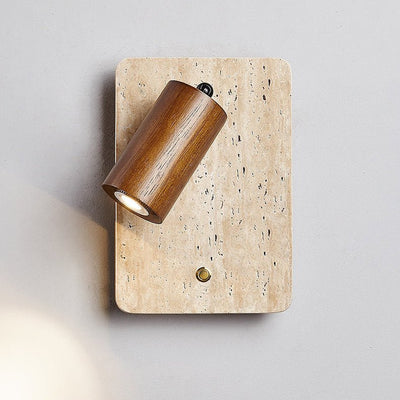 Vantorel Travertine Spot Wall Sconce