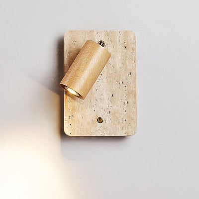 Vantorel Travertine Spot Wall Sconce