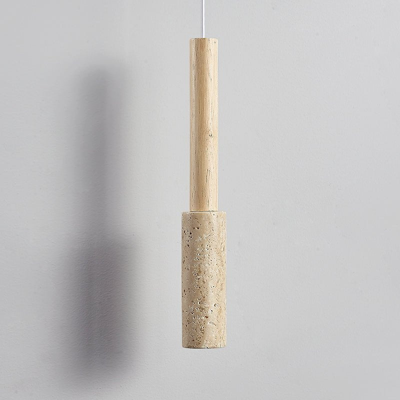 Mercer Travertine Stick Pendant Light
