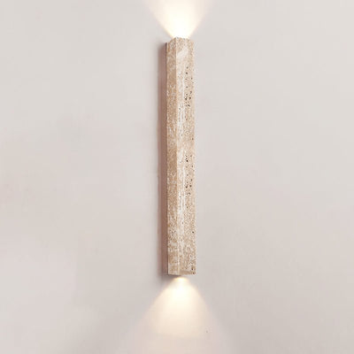 Elian Travertine Slab Wall Sconce