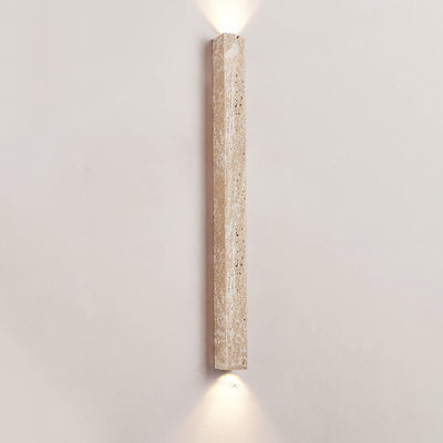 Elian Travertine Slab Wall Sconce