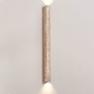 Elian Travertine Slab Wall Sconce