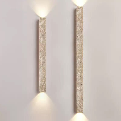 Elian Travertine Slab Wall Sconce