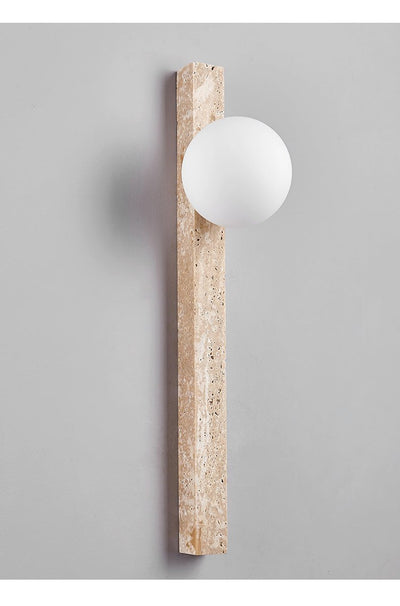 Elian Travertine Slab Wall Sconce