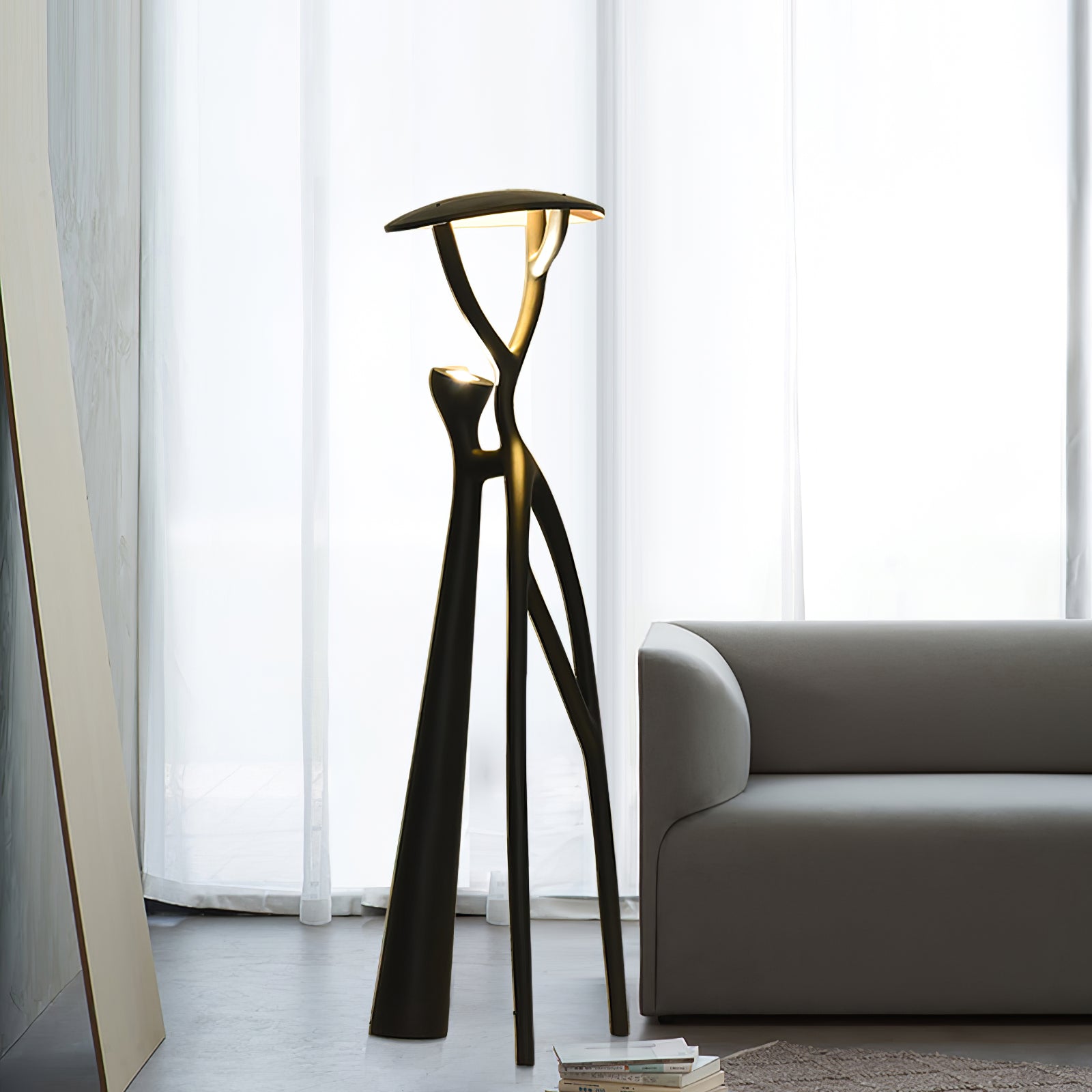 Seluia Gothic Tree Sculpture Floor Lamp
