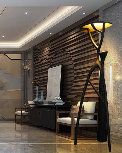Seluia Gothic Tree Sculpture Floor Lamp
