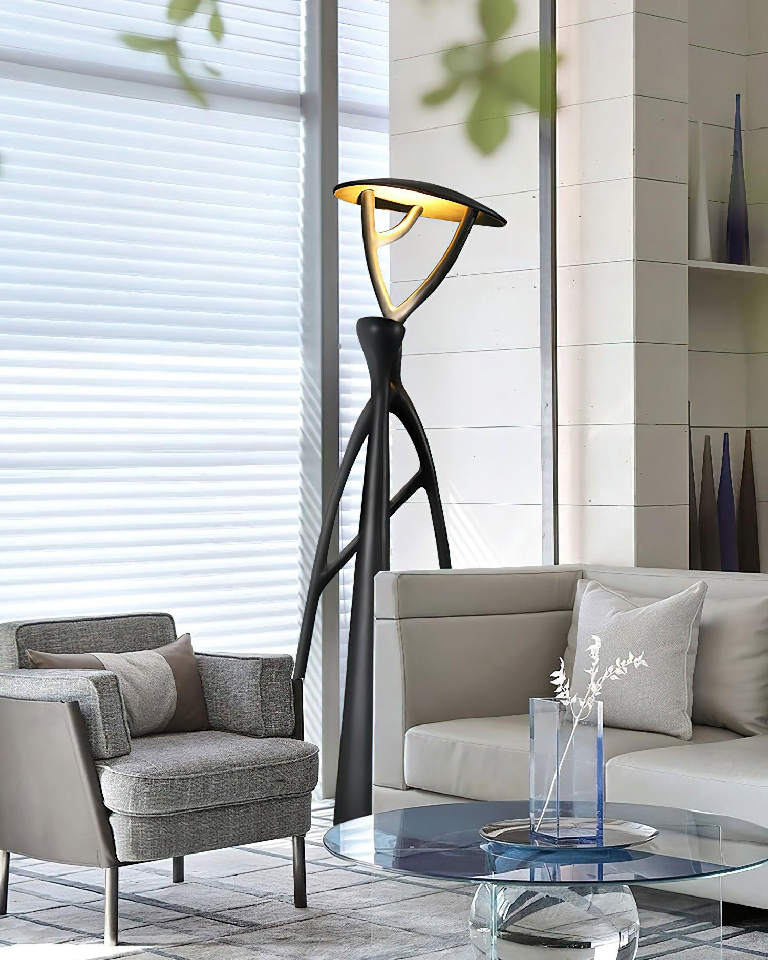 Seluia Gothic Tree Sculpture Floor Lamp