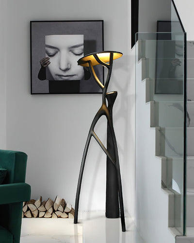 Seluia Gothic Tree Sculpture Floor Lamp
