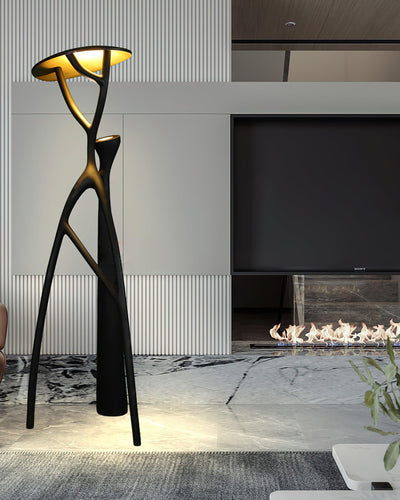 Seluia Gothic Tree Sculpture Floor Lamp