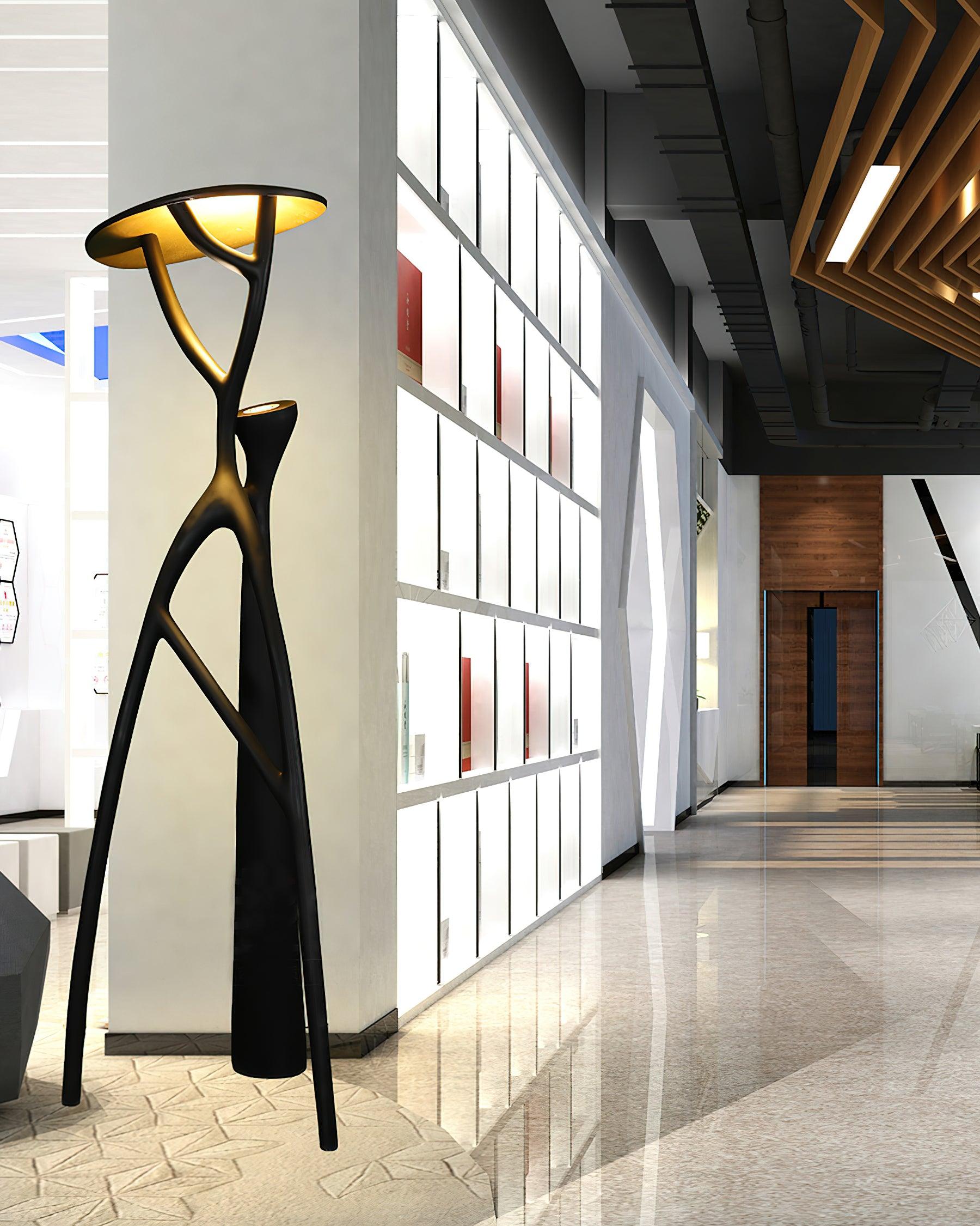 Seluia Gothic Tree Sculpture Floor Lamp