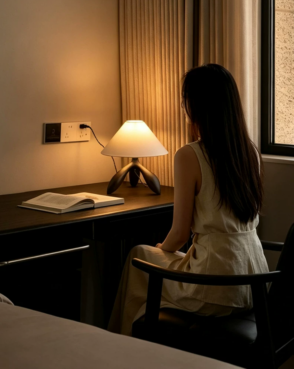 Vardencombe Wood Table Lamp