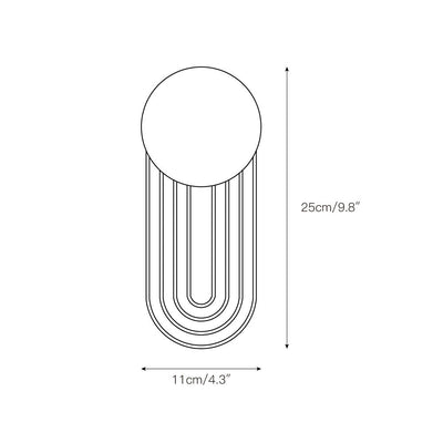 Eirerenne Glass Wall Lamp