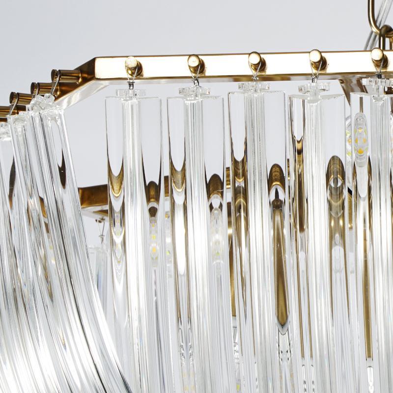 Sylnen Chandelier Clear Curved Tiered