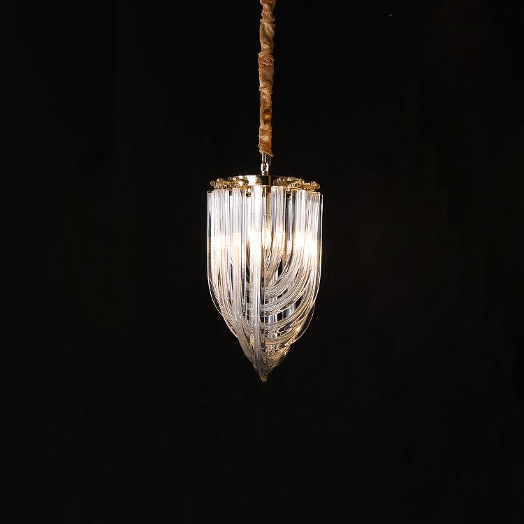 Sylnen Chandelier Clear Curved Tiered