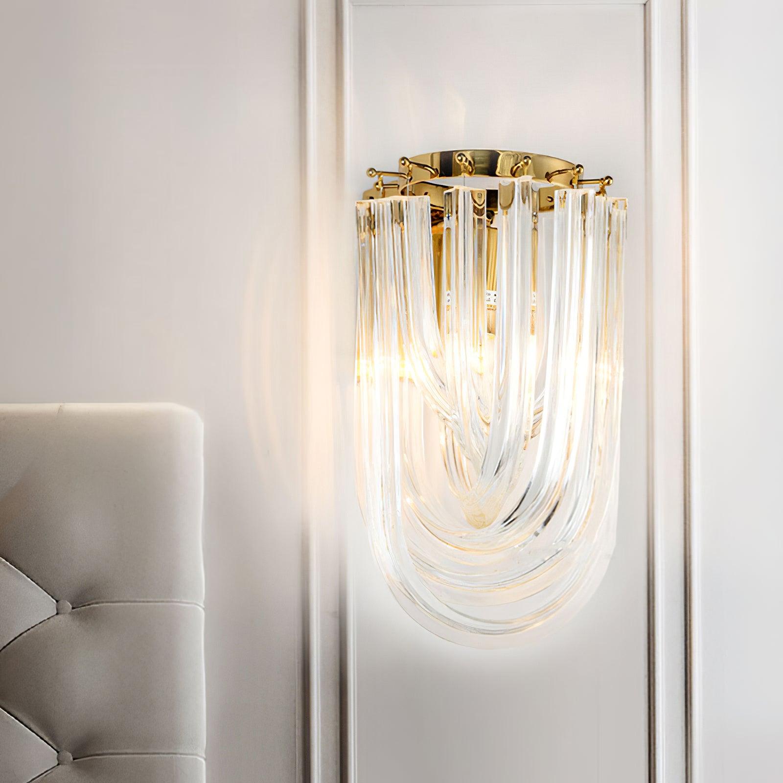 Aurelix Trevi Glass Wall Lamp