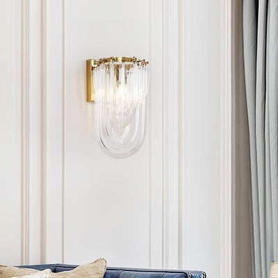 Aurelix Trevi Glass Wall Lamp