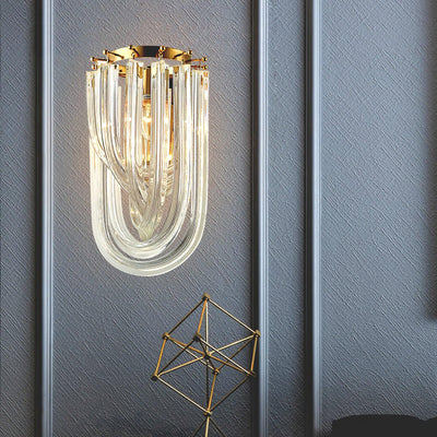 Aurelix Trevi Glass Wall Lamp