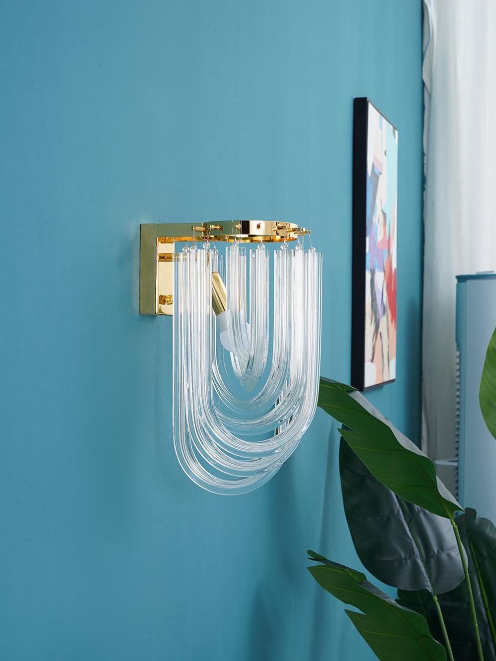 Aurelix Trevi Glass Wall Lamp