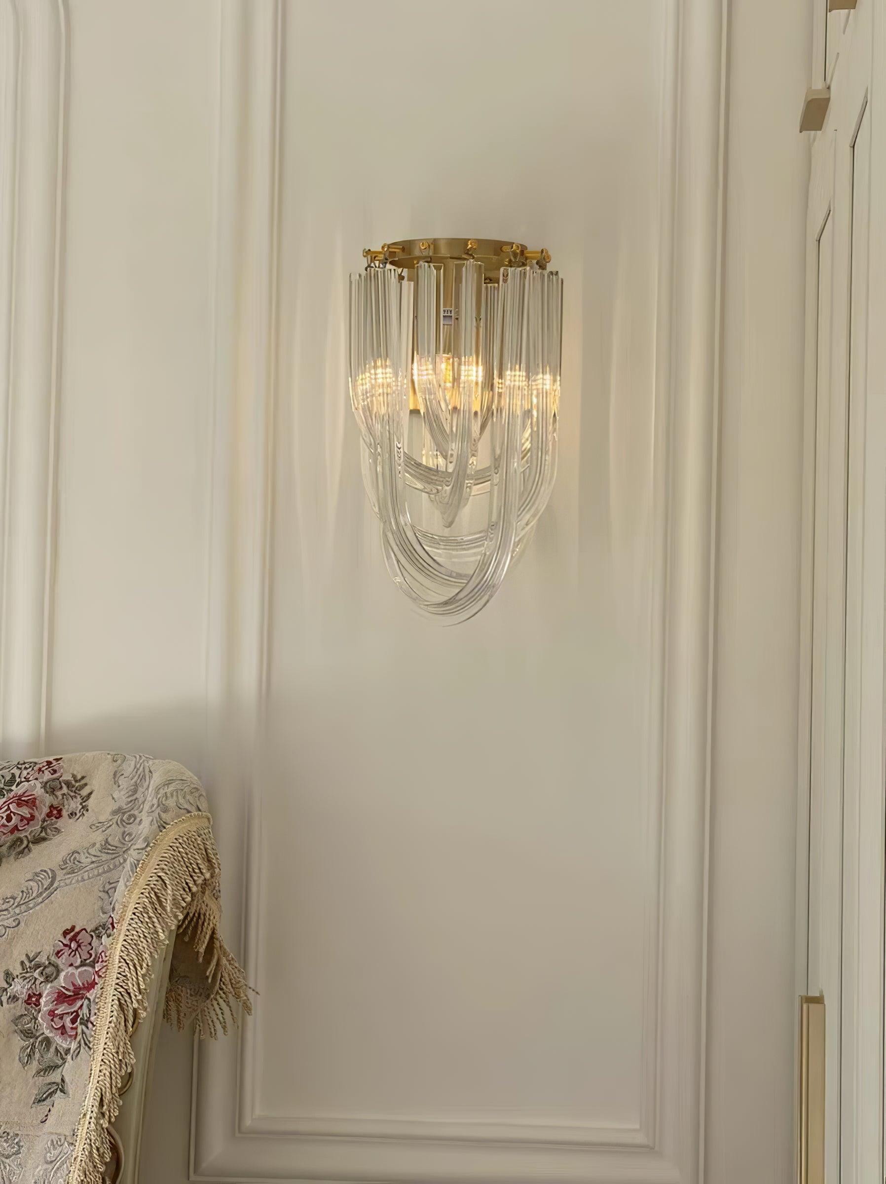 Aurelix Trevi Glass Wall Lamp