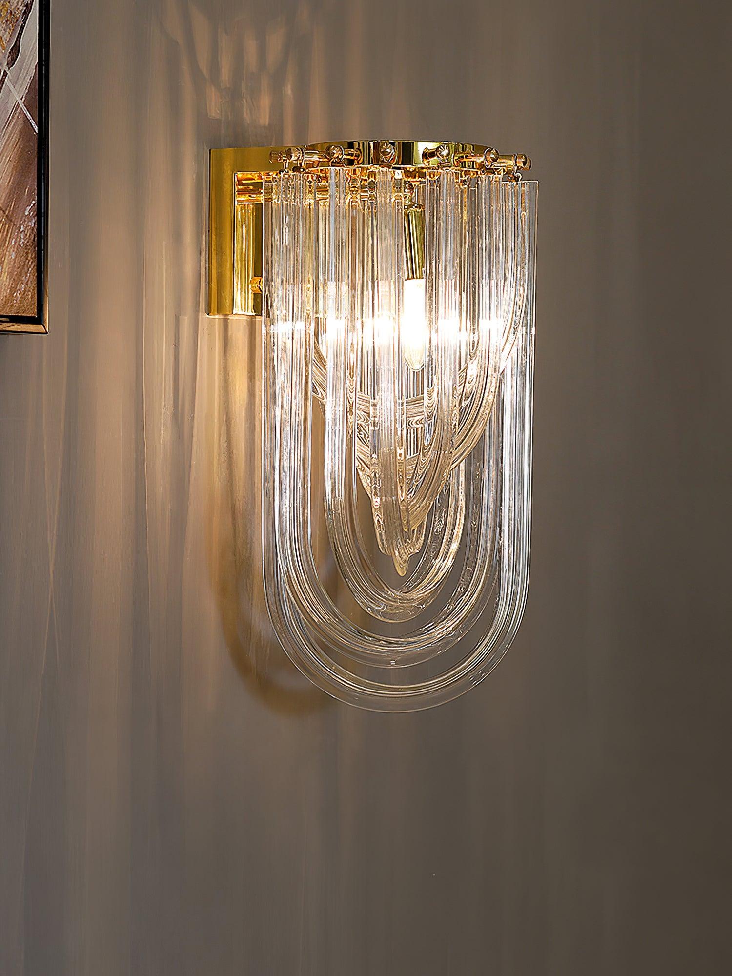 Aurelix Trevi Glass Wall Lamp