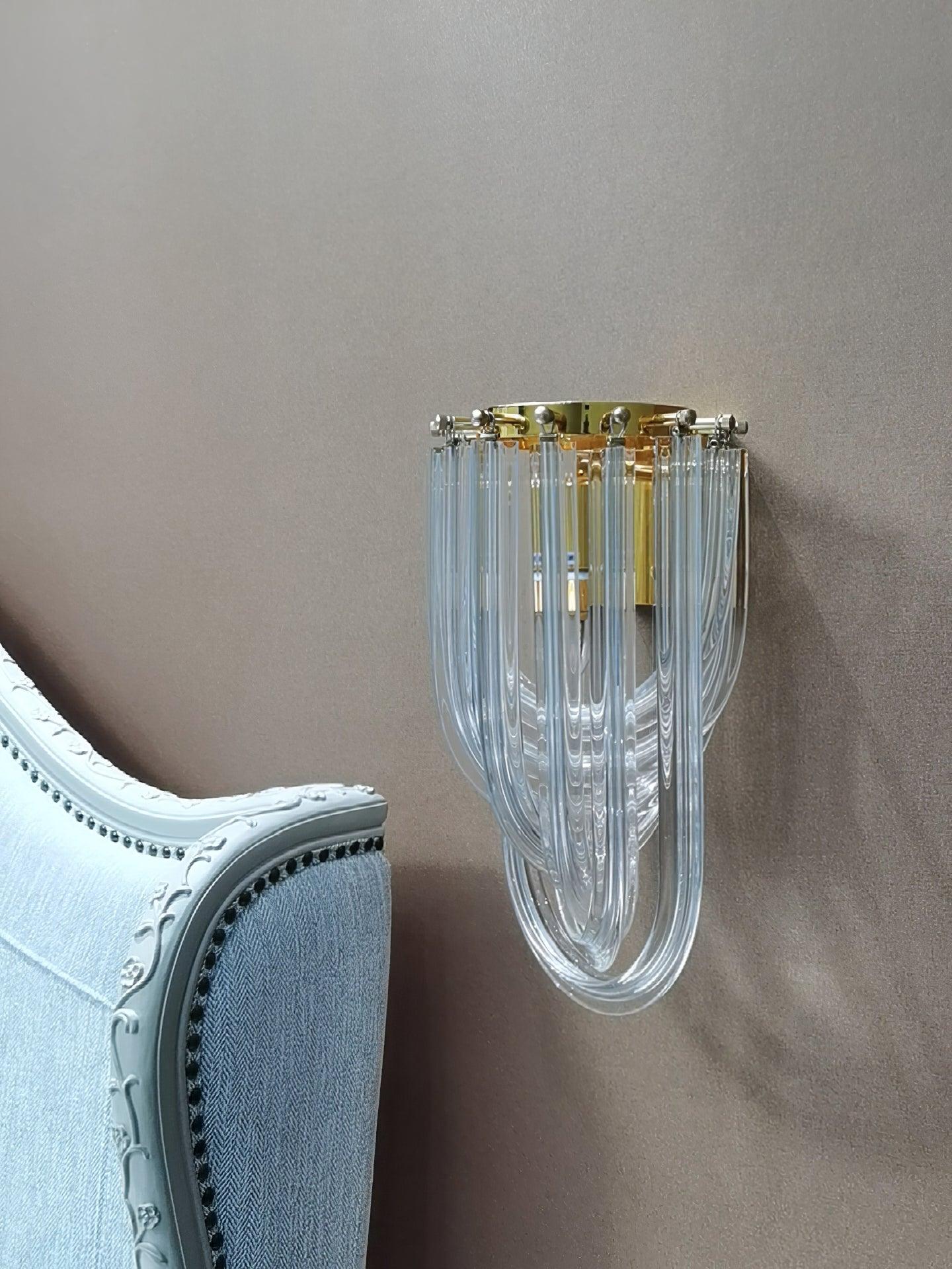 Aurelix Trevi Glass Wall Lamp