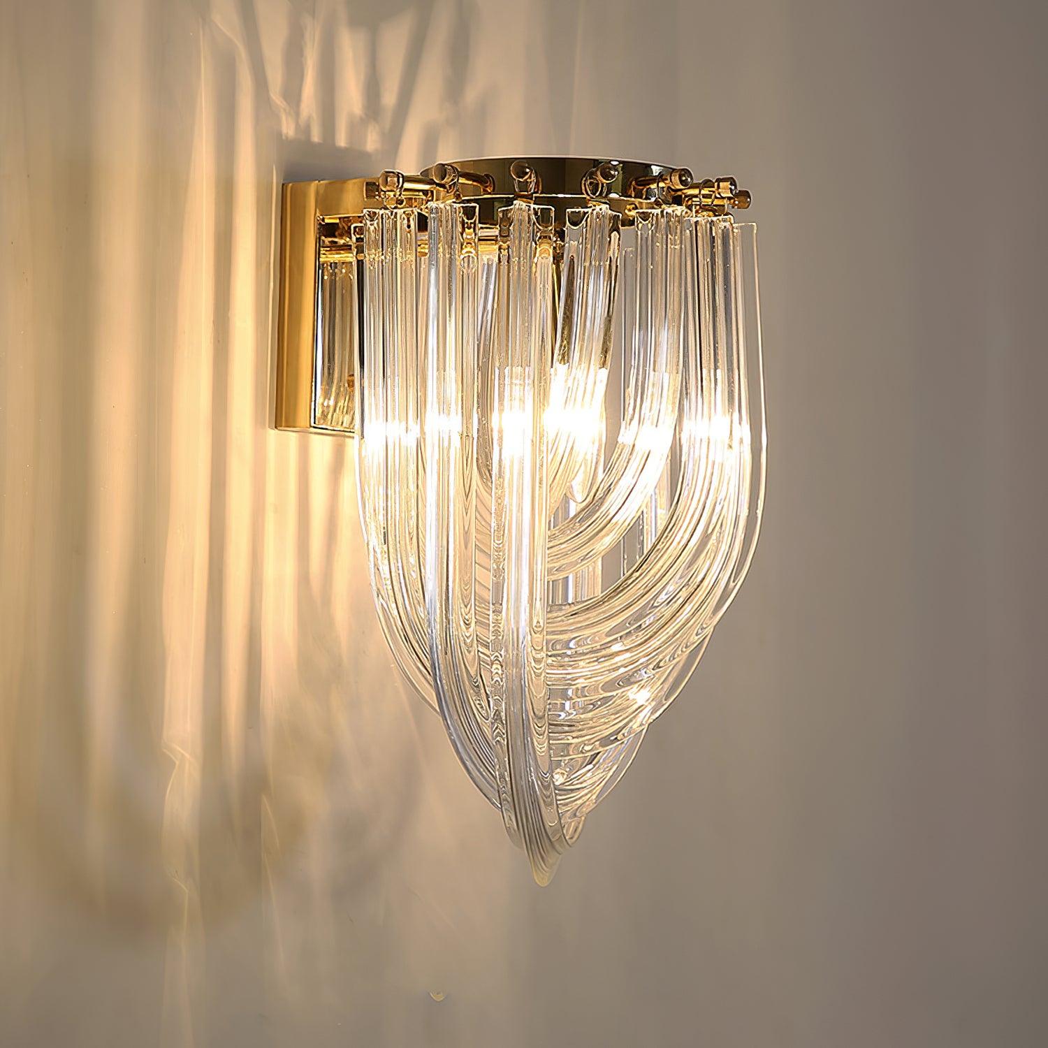 Aurelix Trevi Glass Wall Lamp