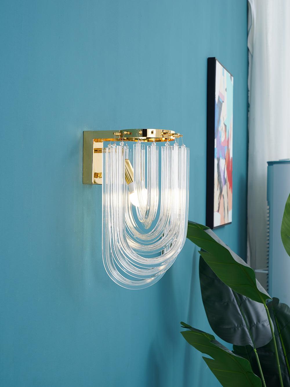 Aurelix Trevi Glass Wall Lamp