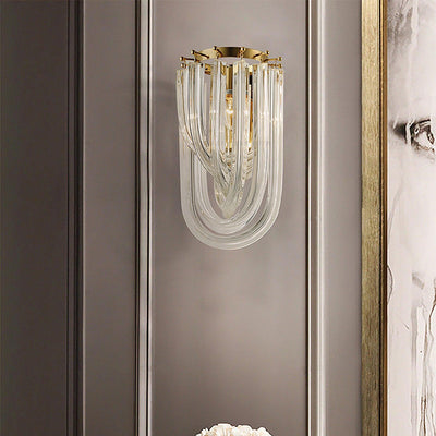 Aurelix Trevi Glass Wall Lamp