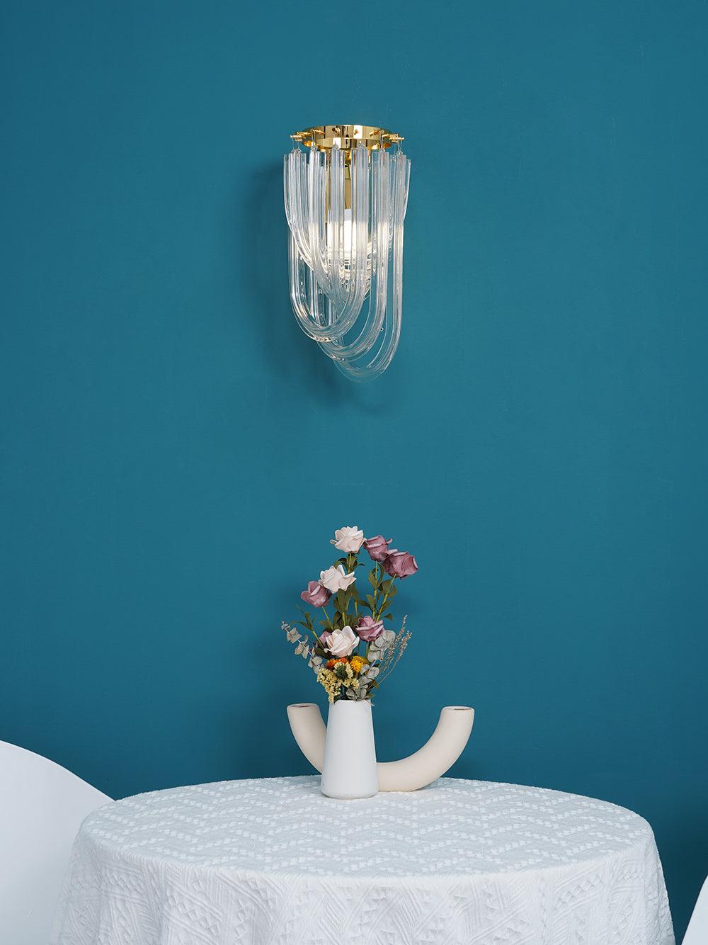 Aurelix Trevi Glass Wall Lamp