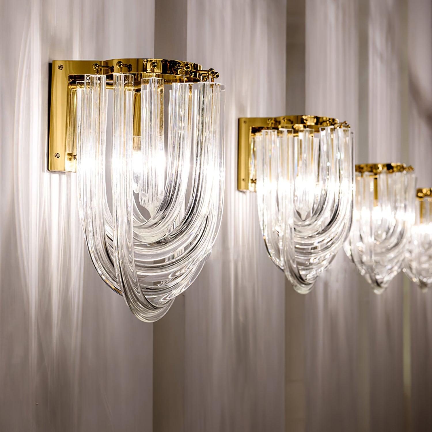 Aurelix Trevi Glass Wall Lamp