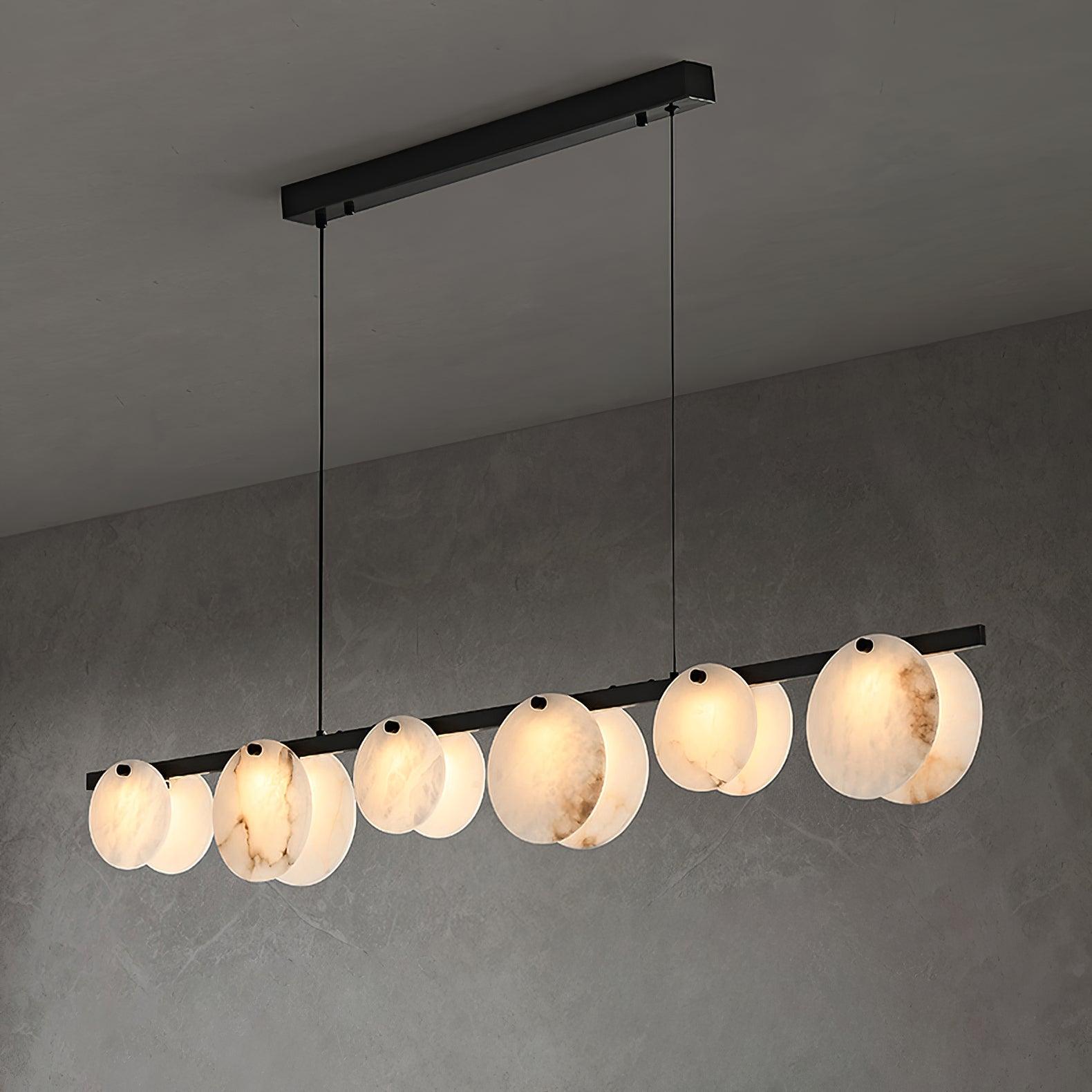 Olirel Linear Alabaster Pendant Light