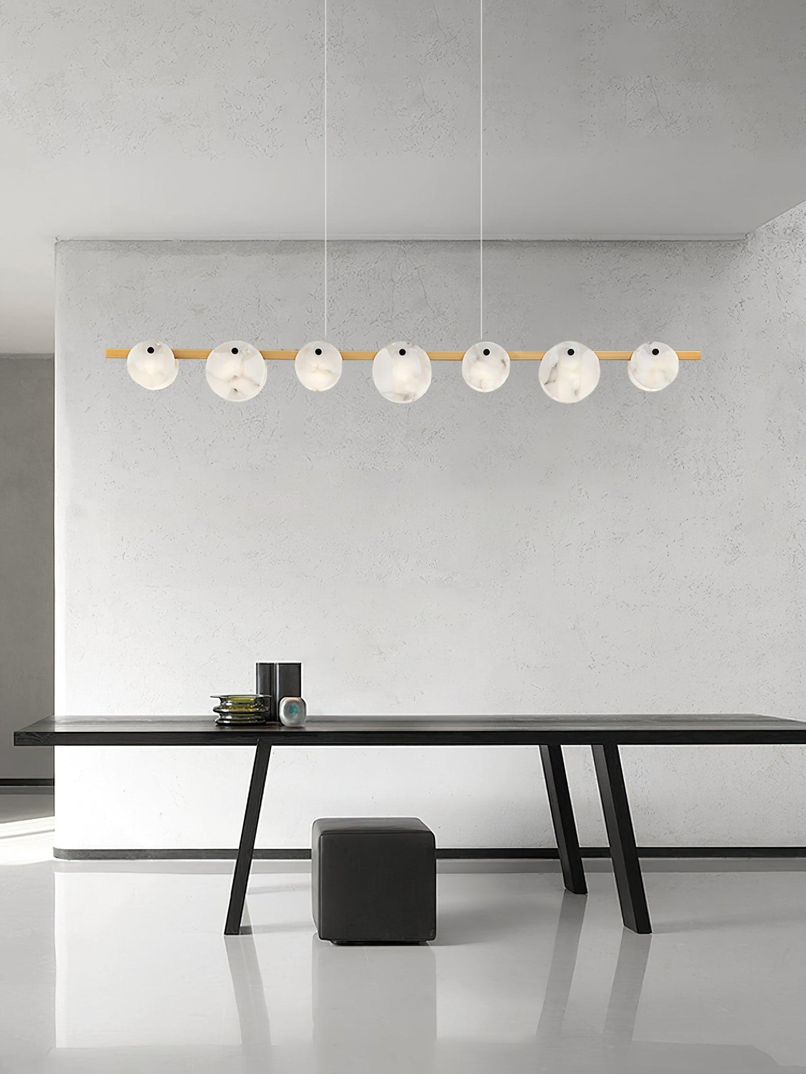 Olirel Linear Alabaster Pendant Light