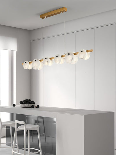 Olirel Linear Alabaster Pendant Light
