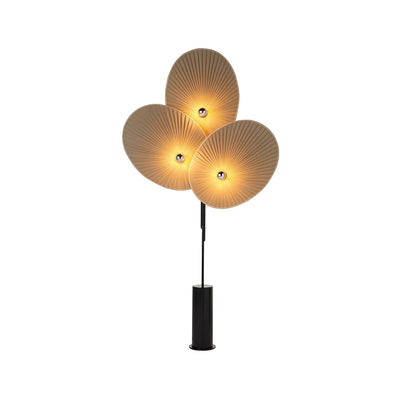 Scarlet Petal Fabric Floor Lamp
