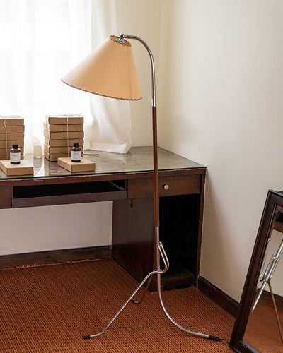 Lysandir Arc-shaped Wood Floor Lamp