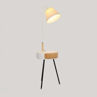 Lumo Tripod Fabric Floor Lamp