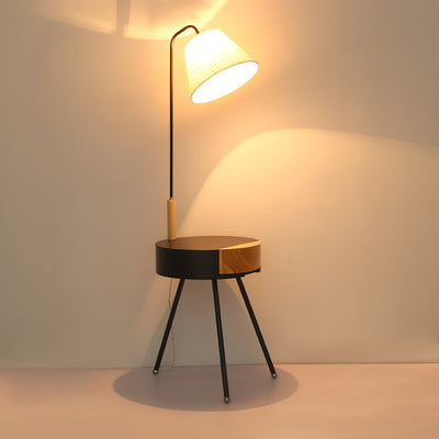Lumo Tripod Fabric Floor Lamp