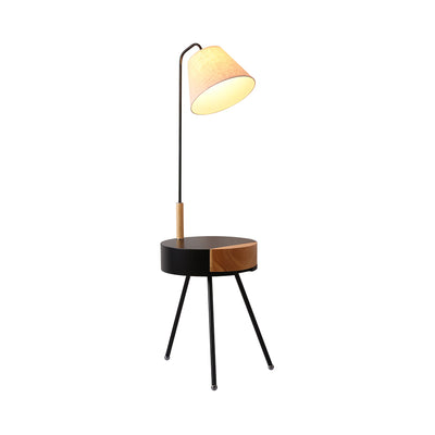 Lumo Tripod Fabric Floor Lamp