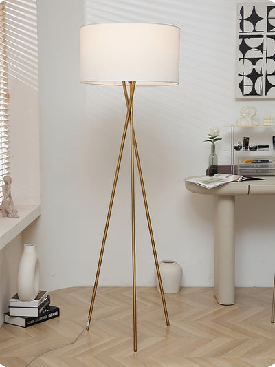 Zander Minimalist Fabric Floor Lamp