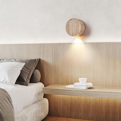 Tavoraya Travertine Wall Lamp